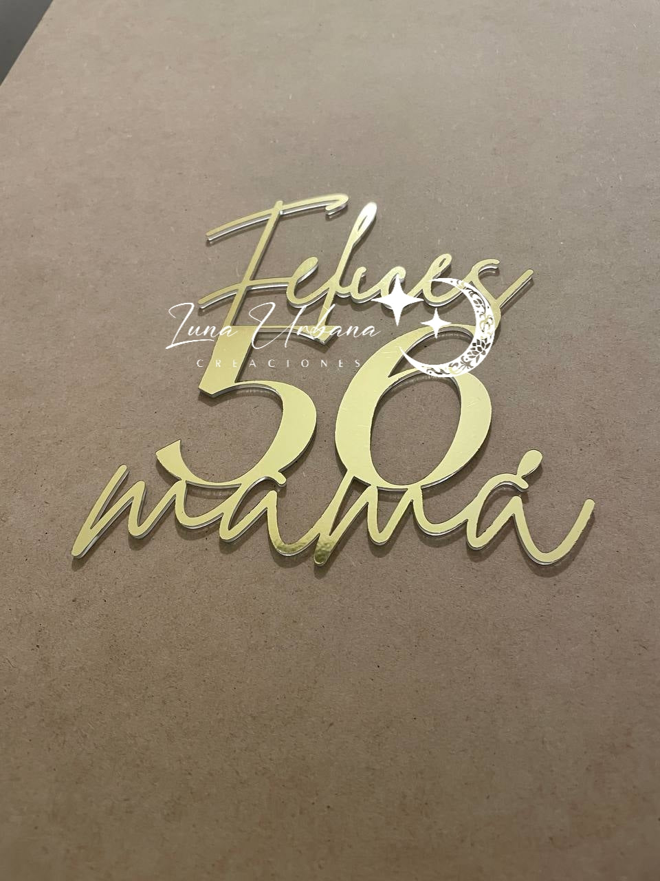 Cake topper acrilico