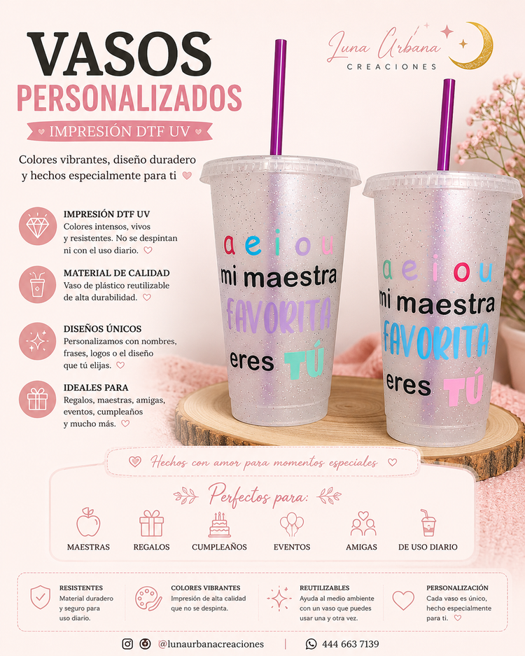 Vasos personalizados