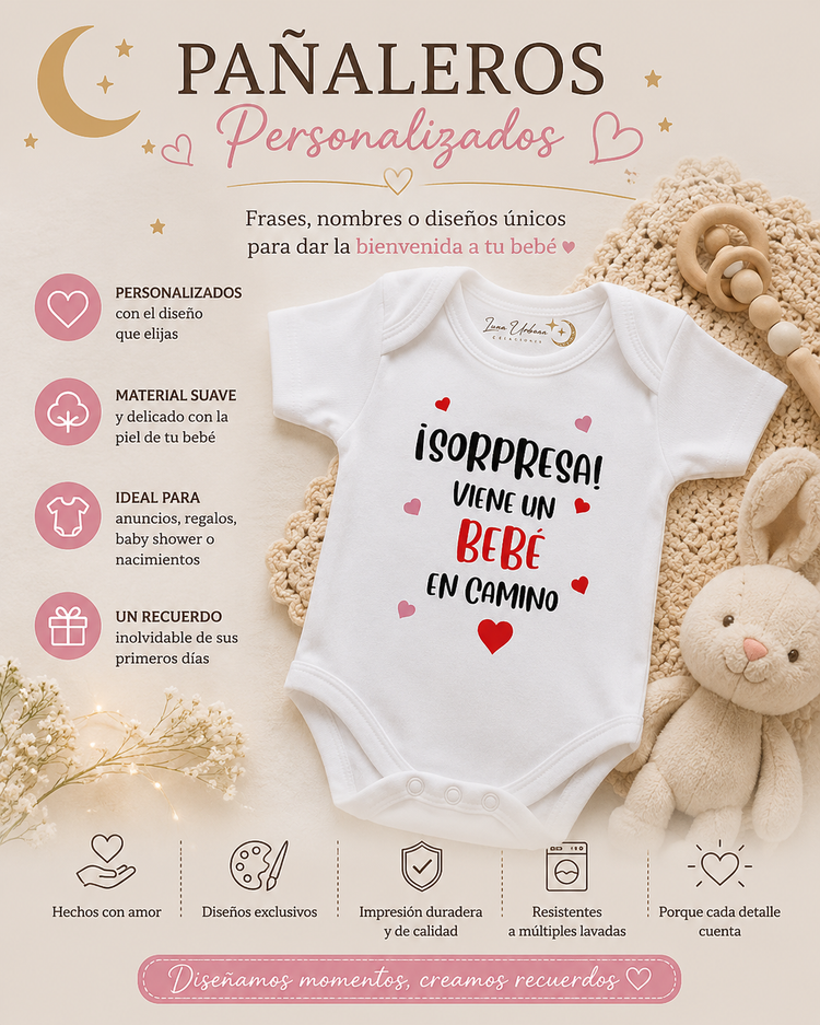 Pañaleros personalizados