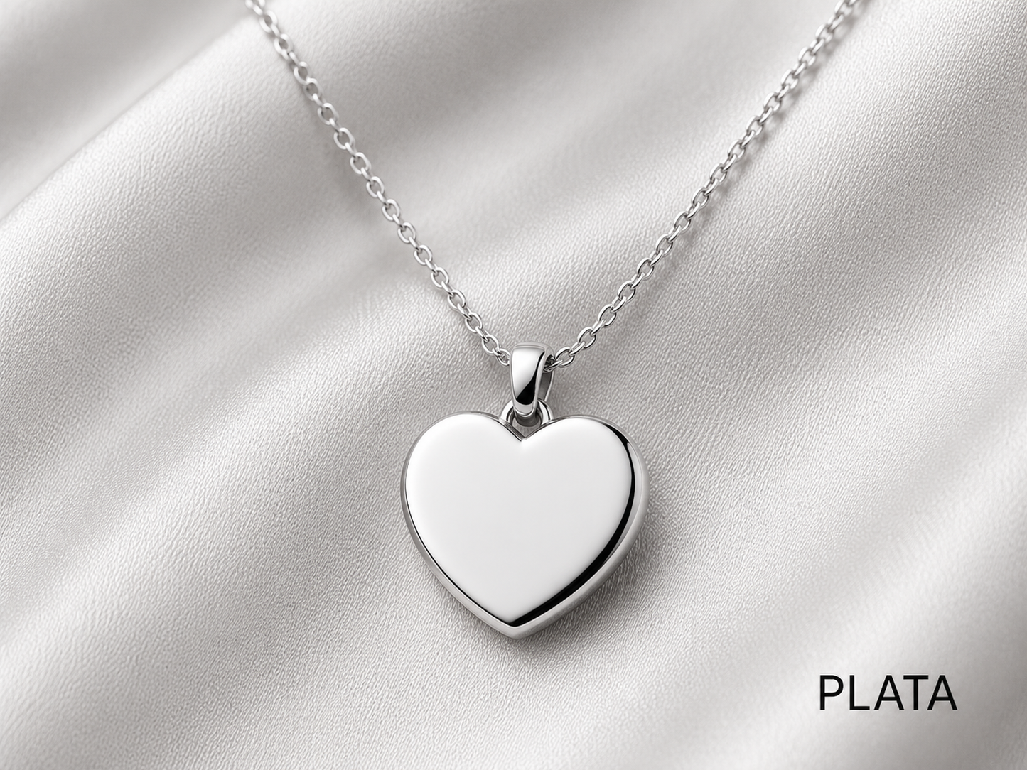 Collar Corazón Personalizado de Titanio