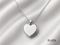 Collar Corazón Personalizado de Titanio