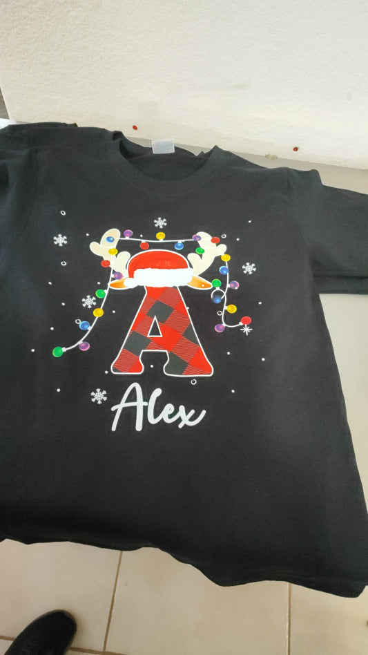 Playeras Navideñas Personalizadas