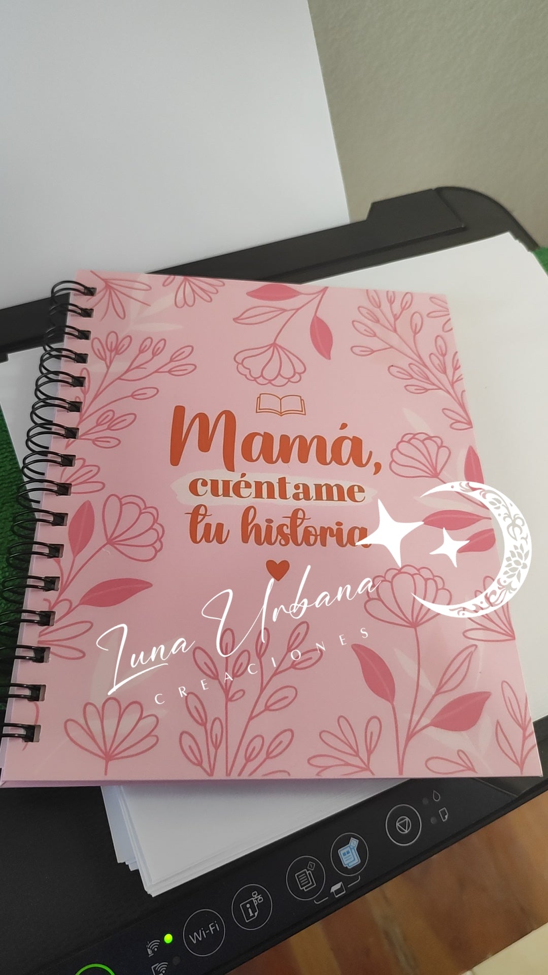 Cuaderno  cuentame tu historia Mamá