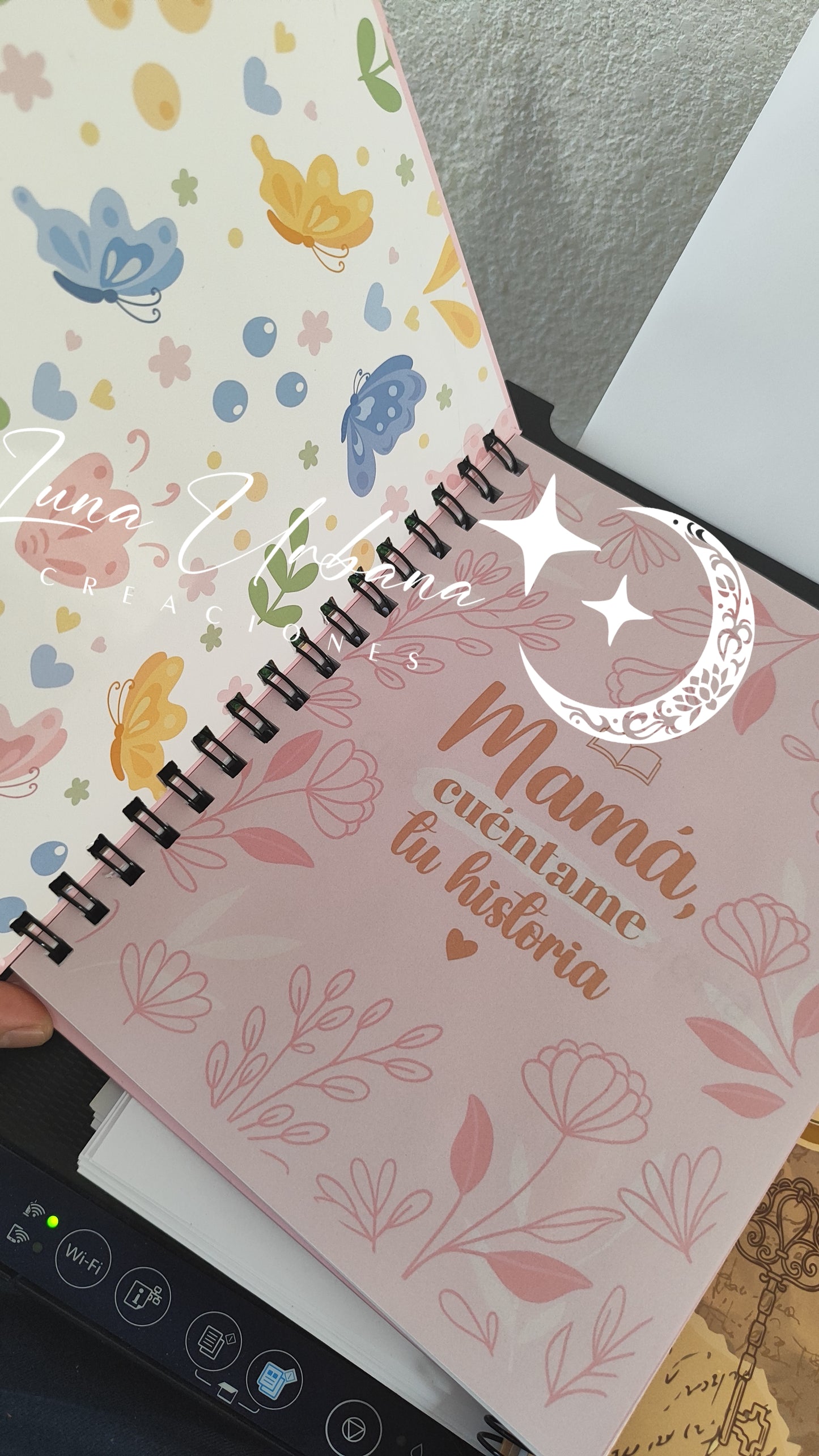 Cuaderno  cuentame tu historia Mamá