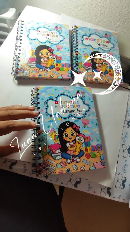 Libreta Personalizada para Maestra