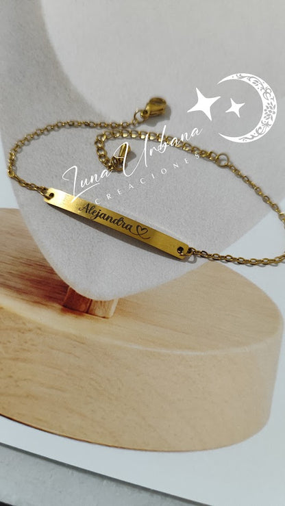 Esclava Personalizada de Acero Inoxidable