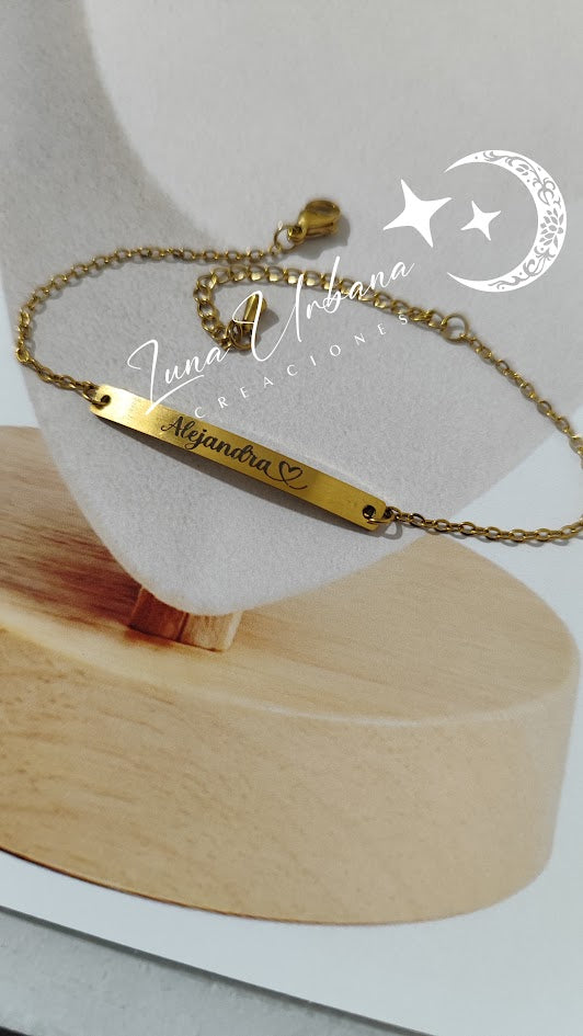Esclava Personalizada de Acero Inoxidable