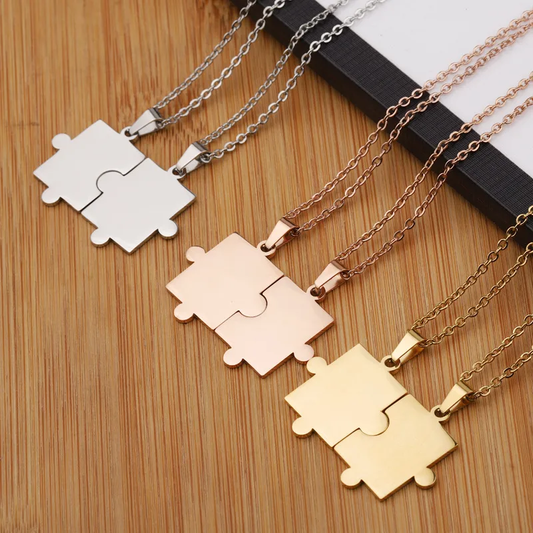Collar Rompecabezas para Pareja
