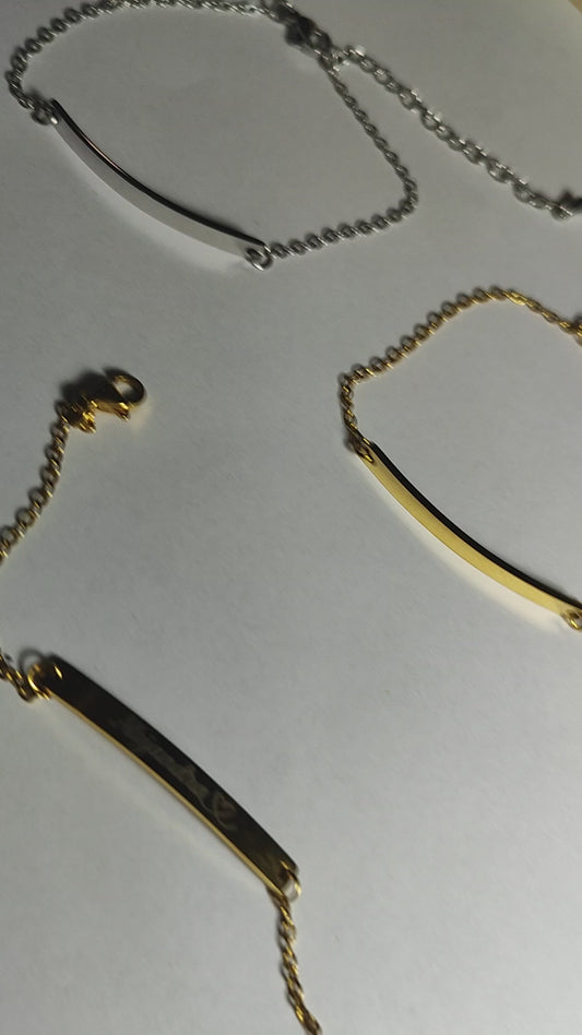 Esclava Personalizada de Acero Inoxidable