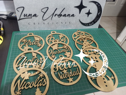 Esferas personalizadas MDF