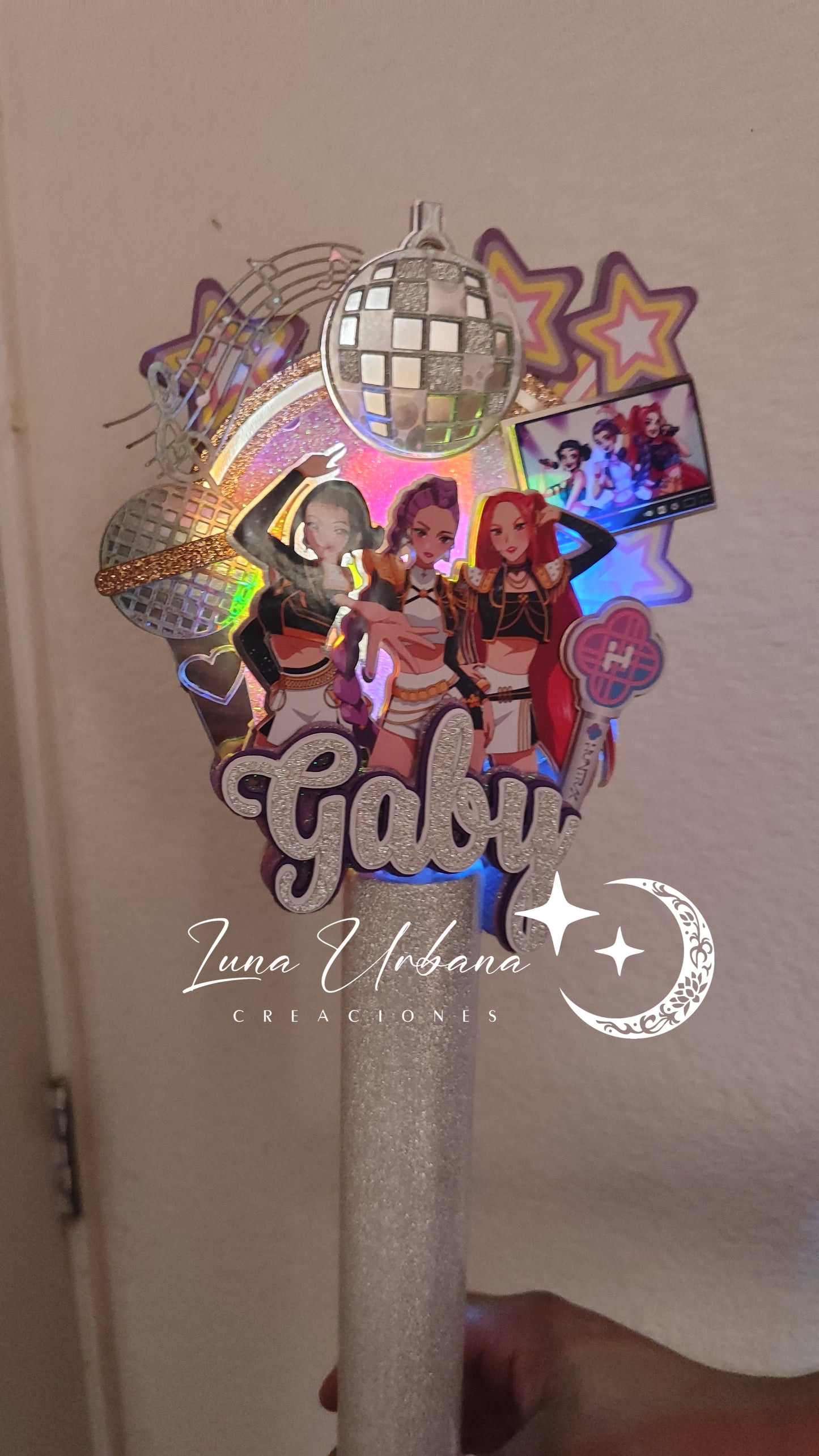 Cake topper Guerreras k-pop