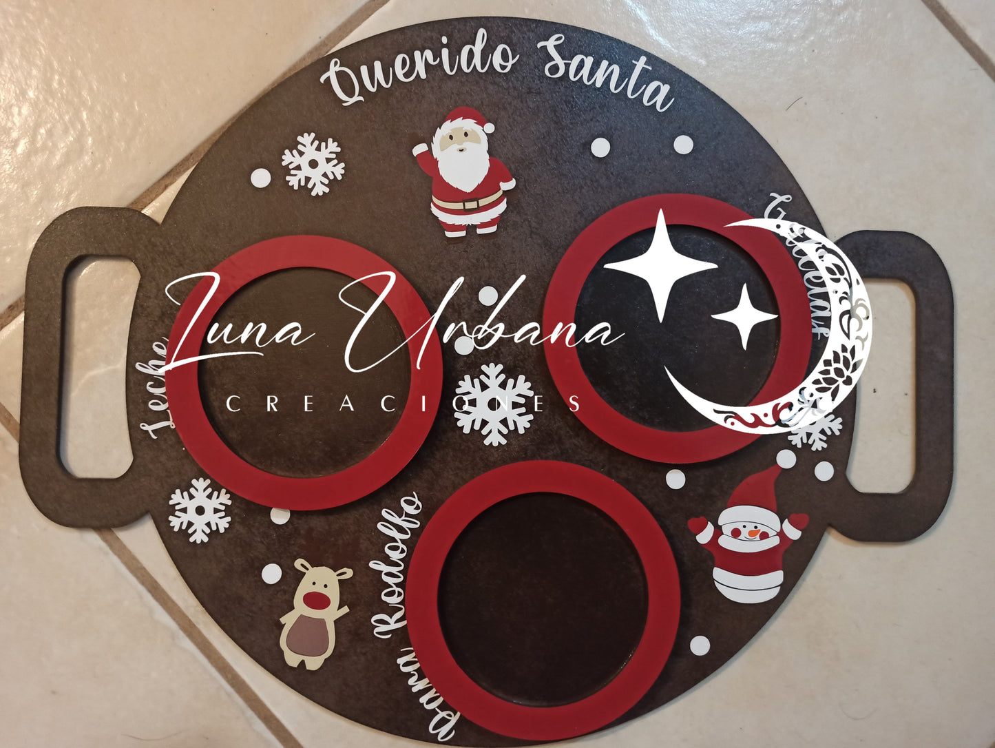 Charola para Santa Personalizada – Navidad