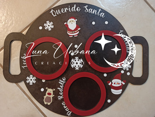 Charola para Santa Personalizada – Navidad