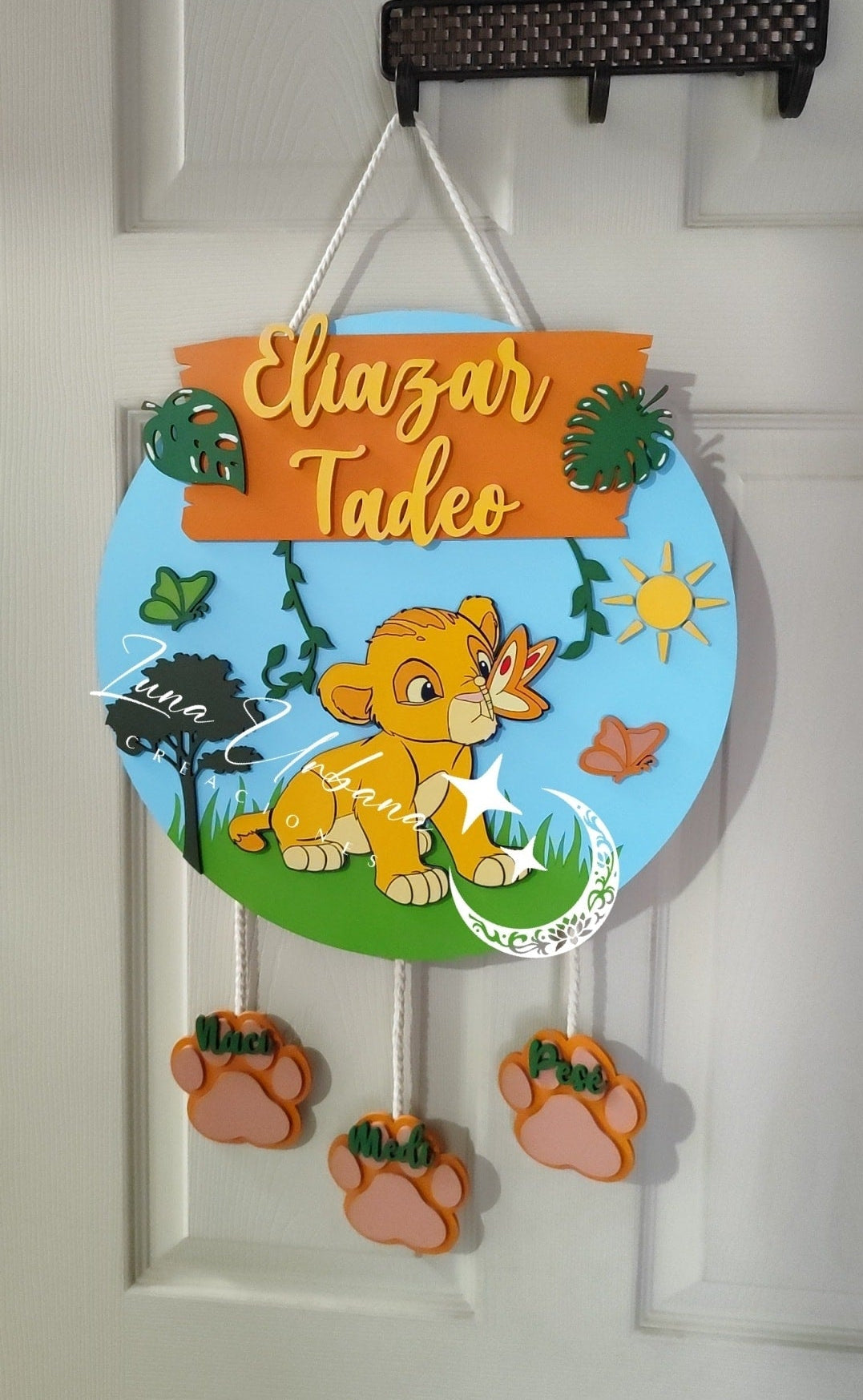 Cuadro de nacimiento personalizado