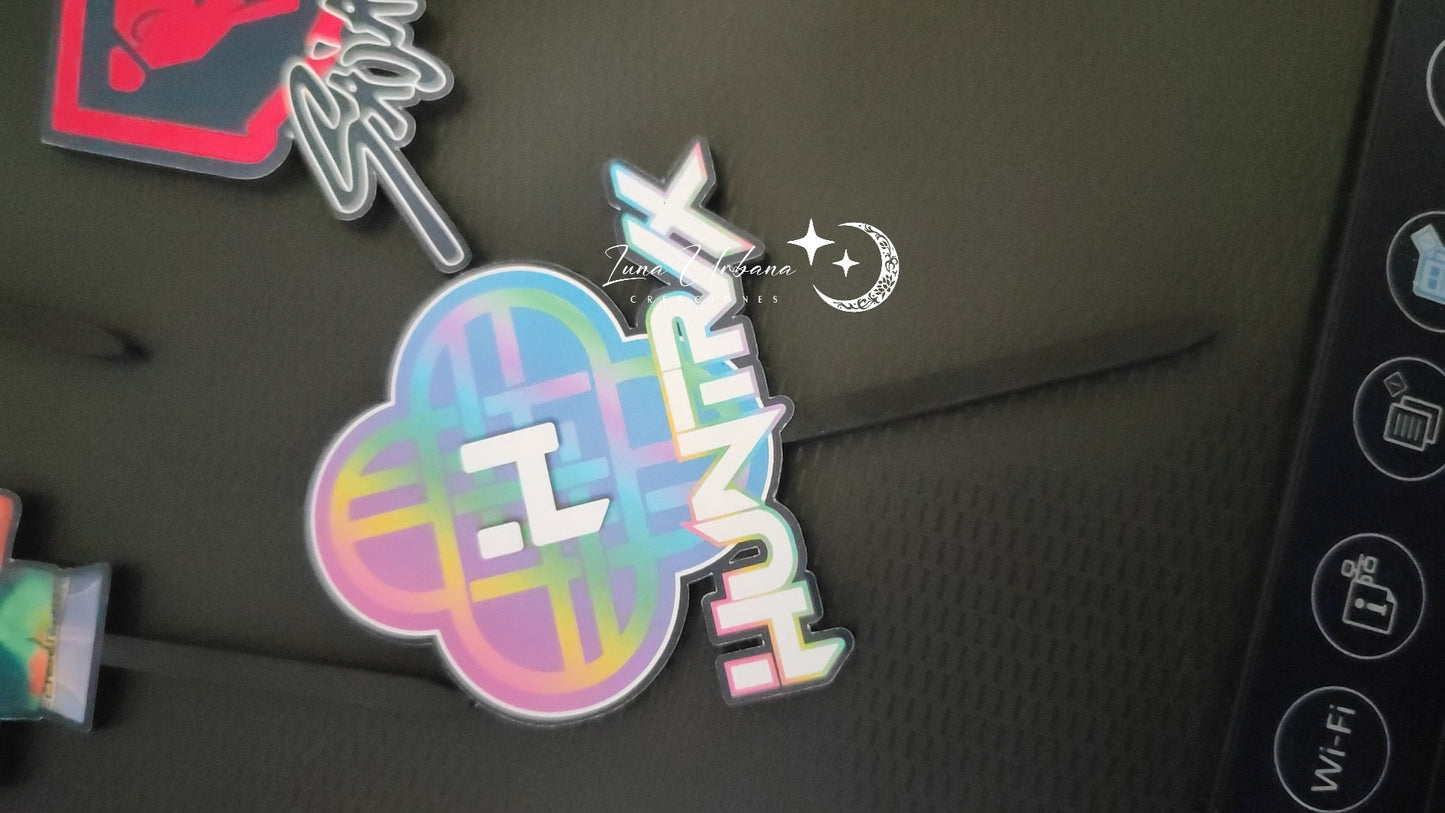 Cake topper Guerreas k-pop