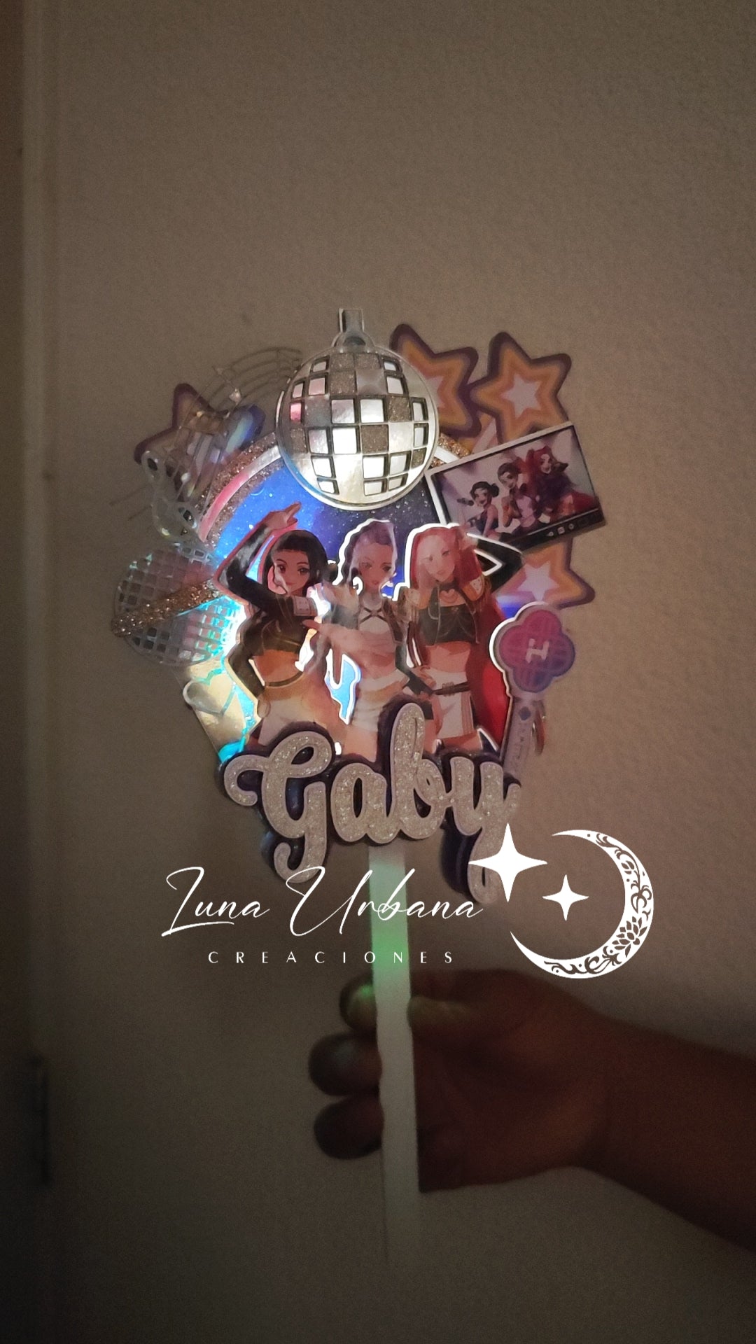 Cake topper Guerreras k-pop