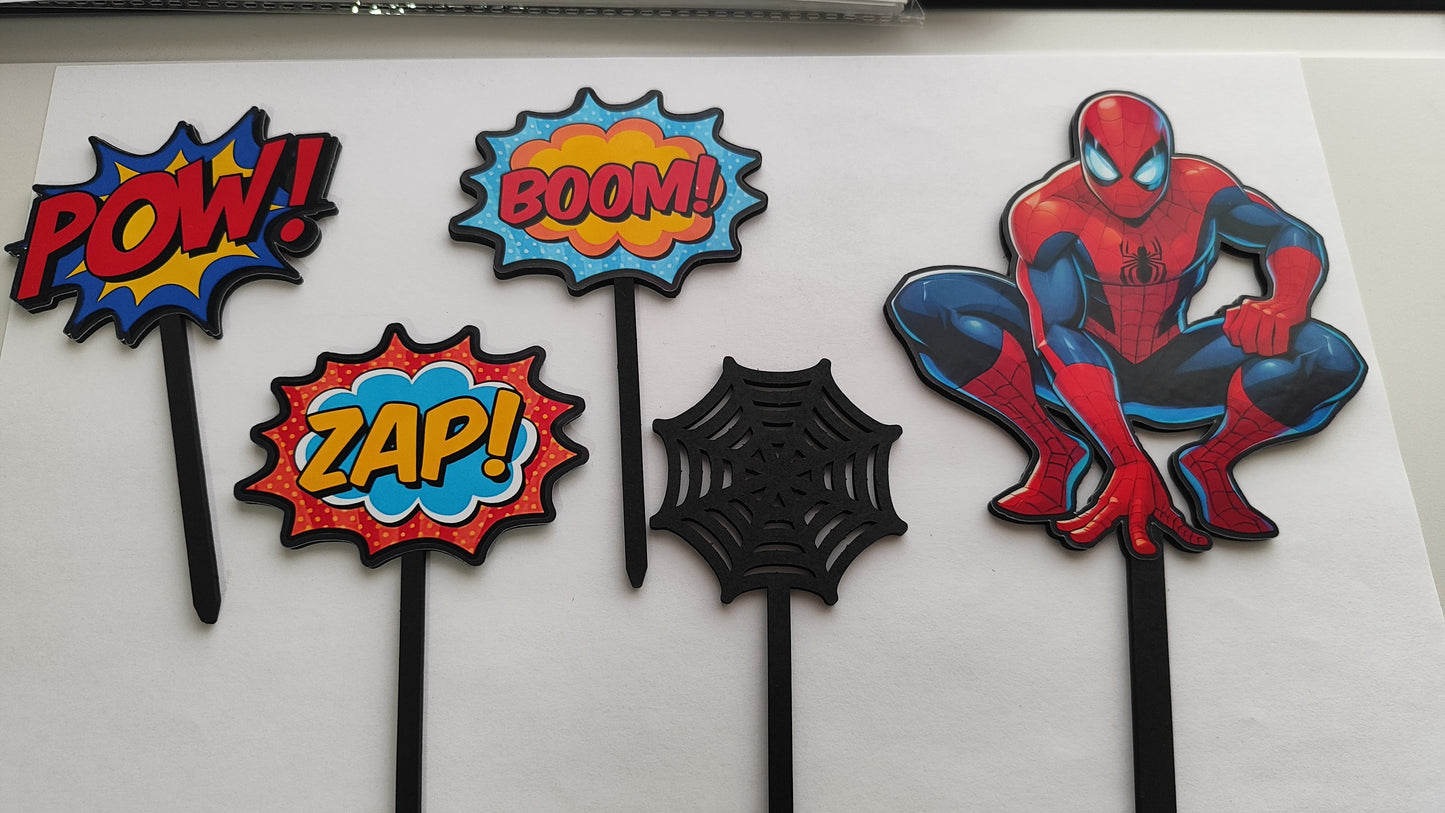 Kit Cake Toppers Spiderman