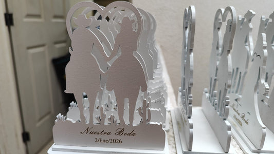 Servilleteros vaqueros para boda